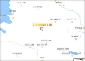 map of Rikhikallio