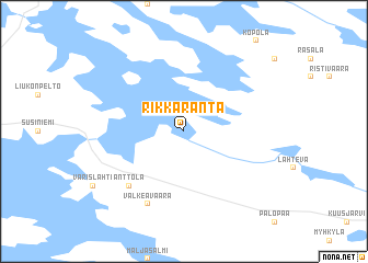 map of Rikkaranta
