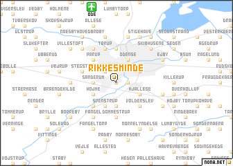 map of Rikkesminde