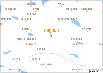 map of Rikkilä