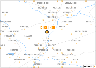 map of Riklikai