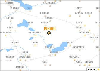 map of Rikumi