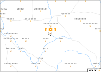 map of Rikwa