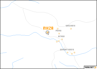 map of Rikza