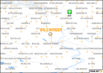 map of Rilchingen