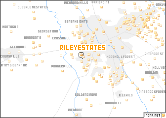 map of Riley Estates