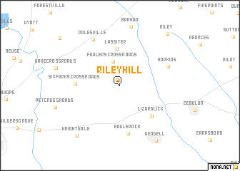 map of Riley Hill