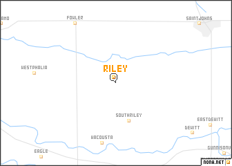 map of Riley