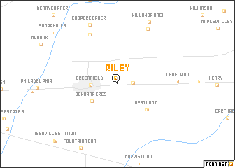 map of Riley
