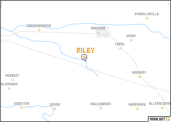 map of Riley
