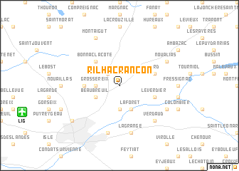 map of Rilhac-Rancon