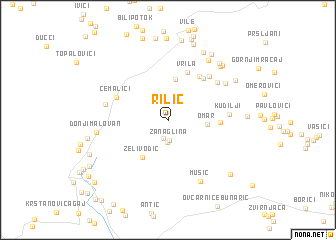 map of Rilić