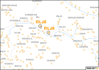 map of Rilja