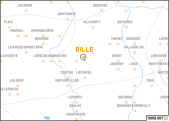 map of Rillé