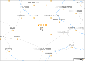 map of Rillo