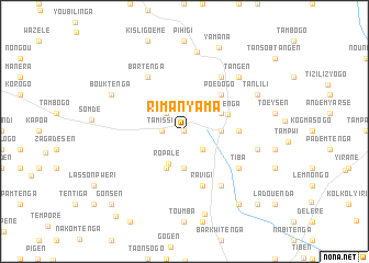 map of Rimanyama