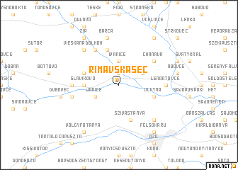 map of Rimavská Seč