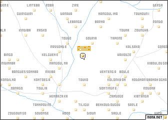 map of Rima