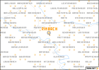 map of Rimbach