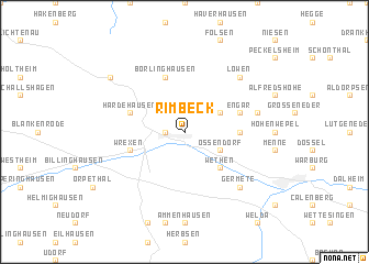 map of Rimbeck