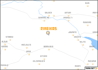 map of Rimeikas