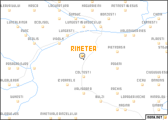 map of Rimetea