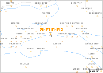 map of Rîmeţi-Cheia