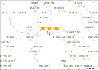 map of Rimmerhus