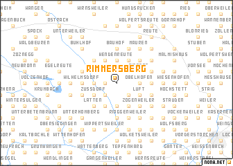 map of Rimmersberg