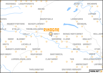 map of Rimogne