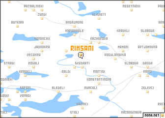 map of Rimšani