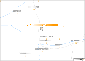 map of Rimsko-Korsakovka