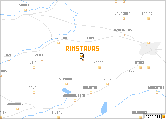 map of Rimstavas