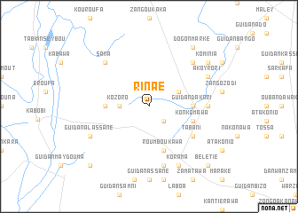 map of Rinaé