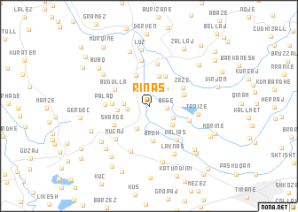 map of Rinas