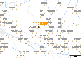 map of Rîncăciov