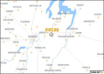 map of Rincão