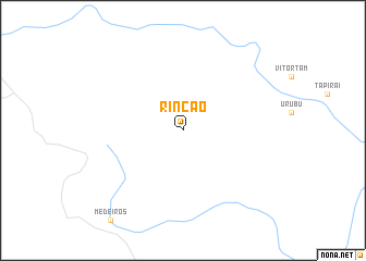 map of Rincão