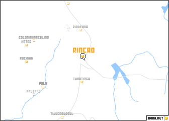 map of Rincão