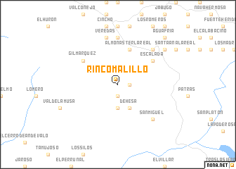 map of Rincomalillo