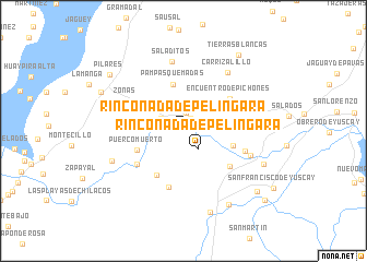 map of Rinconada de Pelingara