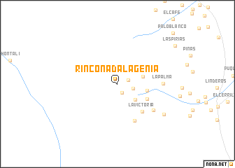 map of Rinconada La Genia