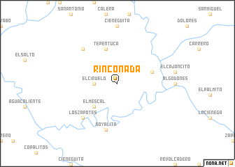 map of Rinconada