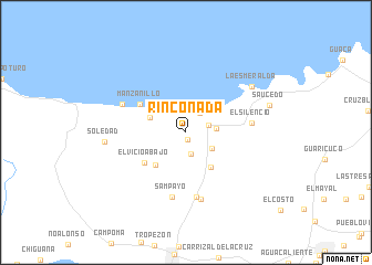 map of Rinconada