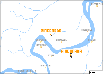 map of Rinconada