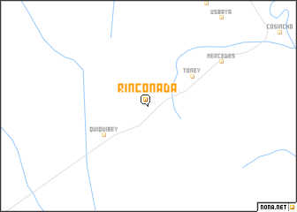 map of Rinconada