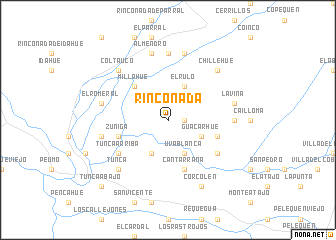 map of Rinconada