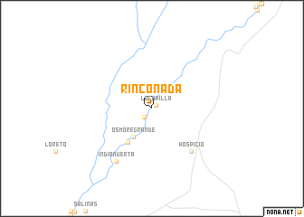 map of Rinconada