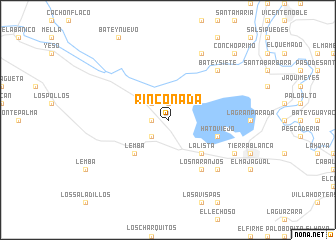 map of Rinconada