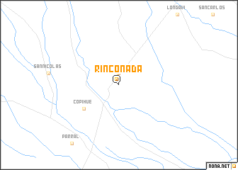 map of Rinconada